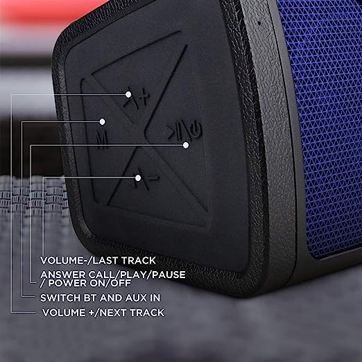 boAt Stone 1010 14W Bluetooth Speaker with 8 Hours Playback, Bluetooth v5.0 & IPX5(Navy Blue) boAt Stone 1010 14W Bluetooth Speaker with 8 Hours Playback, Bluetooth v5.0 & IPX5(Navy Blue)